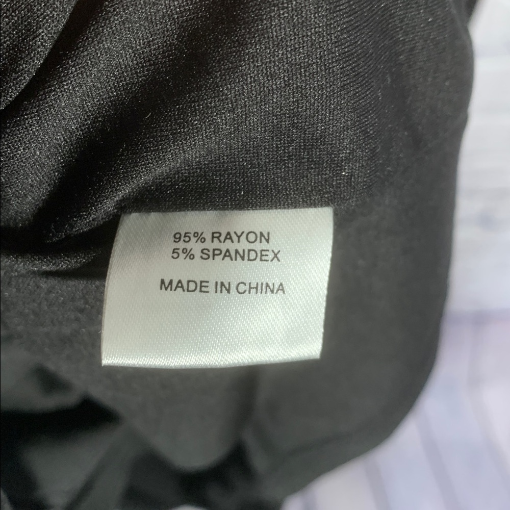 The Main Street Exchange Womens Short Sleeve Maxi Dress Black S Casual Minimal - Picture 5 of 7